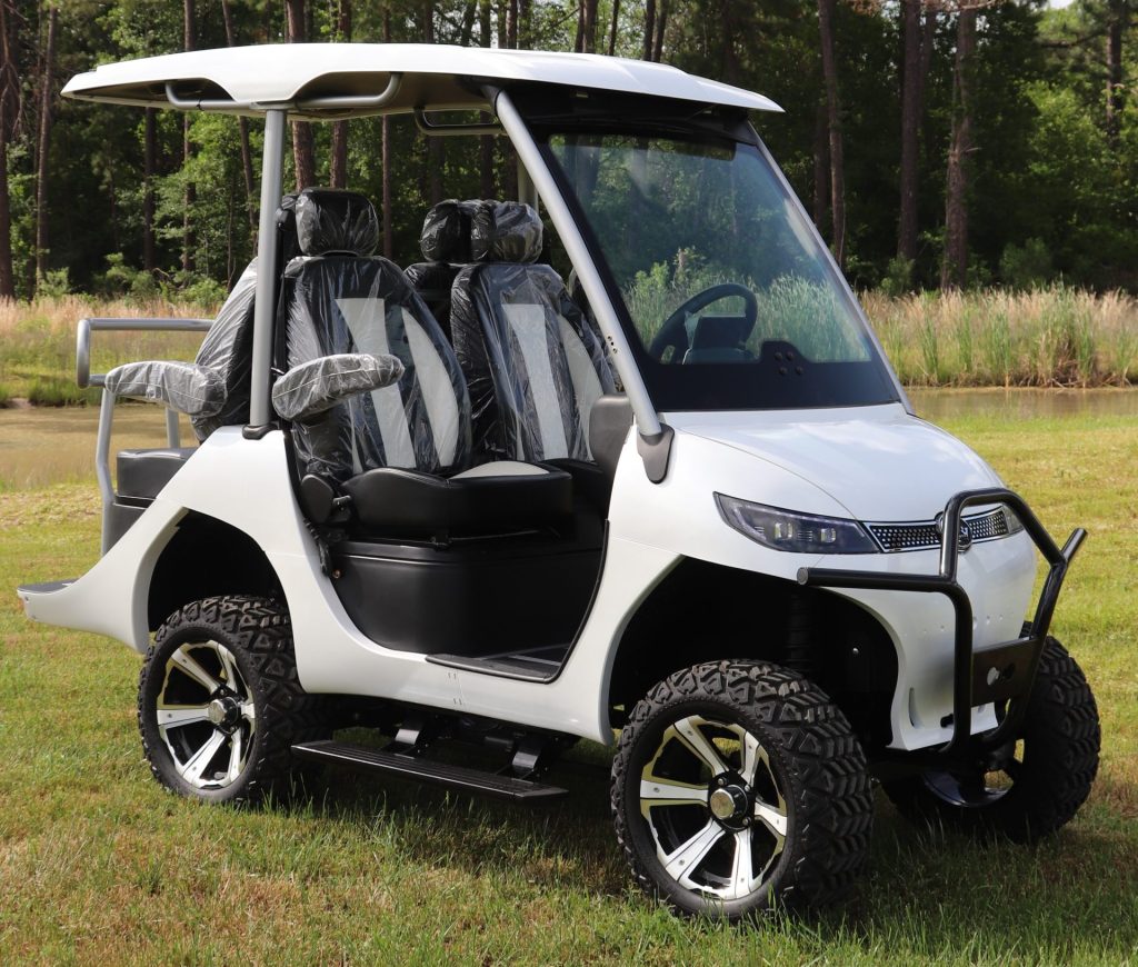 2023 Evolution D3 lifted Texas Premier Golf Carts